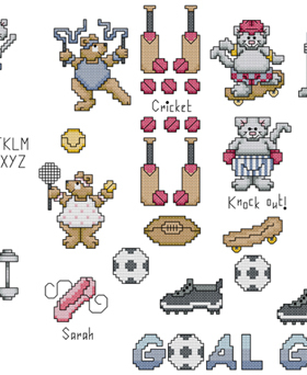 手工刺绣家居挂画小小鱼DMC十字绣线 Cross123-2运动休闲精准印花