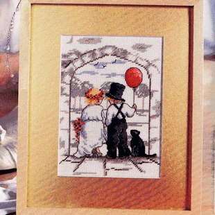 小小鱼DMC绣线十字绣套件 Col79-1甜蜜的爱人新品精准印花