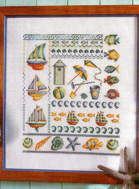 小小鱼ANC绣线十字绣套件 Cross110-2海边小物DIY精准印花手工绣