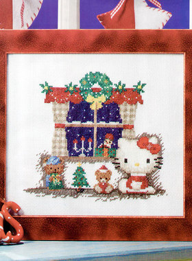 小小鱼精准印花十字绣套件欧式杂志款Crazy119-2冬日的夜玩偶圣诞