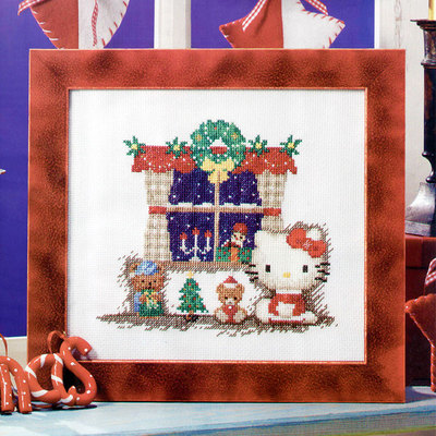 小小鱼精准印花十字绣杂志圣诞