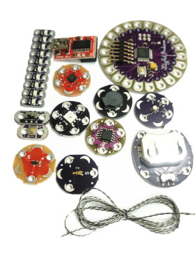 LilyPad 套件 Kit 可穿戴 Aduino 织物电子含线