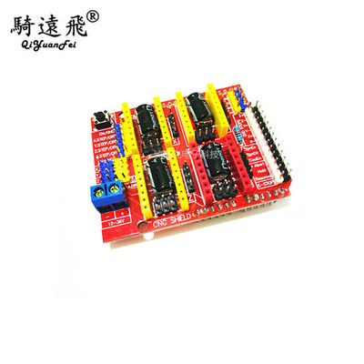 cnc shield v3 雕刻机扩展板 3D打印机 A4988驱动板