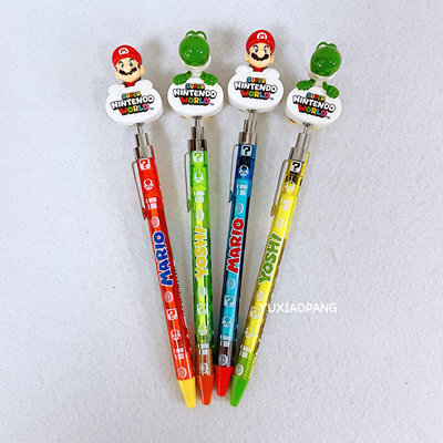 马里奥立体人偶圆珠笔自动铅笔