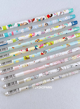 蜡笔小新三丽鸥限定 日本制 ts-fa限量款圆杆木铅笔2B黑色芯