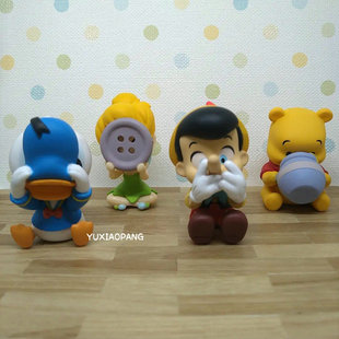 迪士尼挡脸公仔 日本 Takara tomy正版扭蛋hide&seek人物害羞摆件