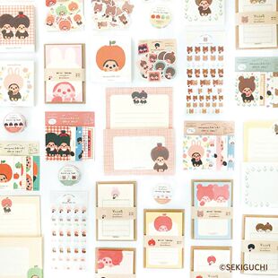 蒙奇奇50周年限定 日本制 古川纸工限量款便签本信封贴纸和纸胶带