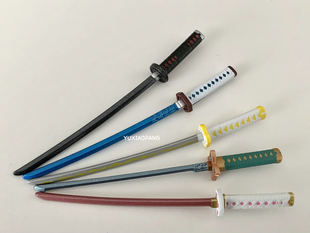 扭蛋鬼灭之刃日轮刀mini模型摆件带架 stasto正版 3D档案系列 日本