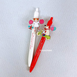 coco酱限定 日本制 greeting life限量款卡通人物按压圆珠笔0.7mm