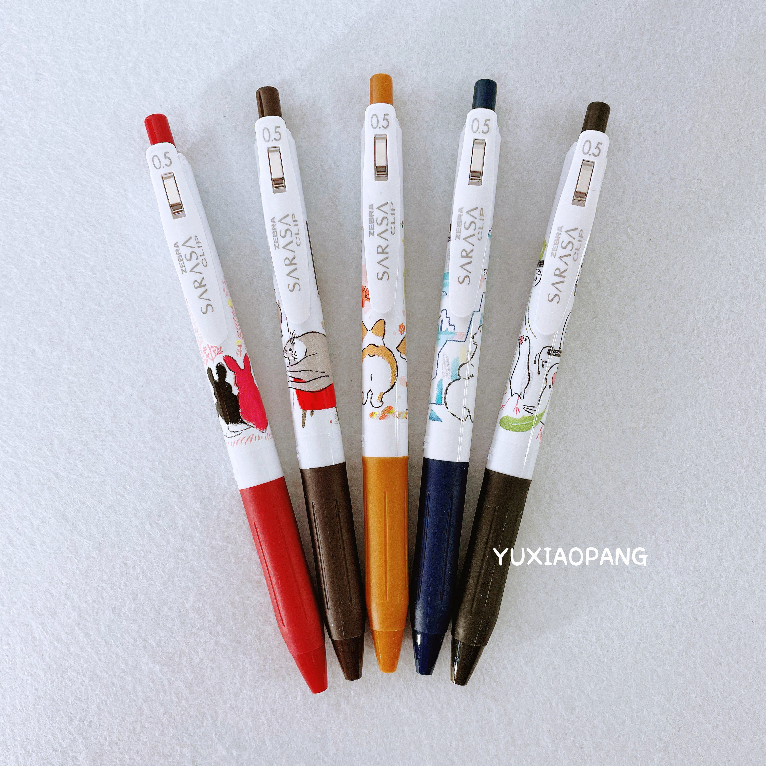 动物生活日常限定日本斑马ZEBRA sarasa复古色按动中性笔0.5mm_虎窝淘