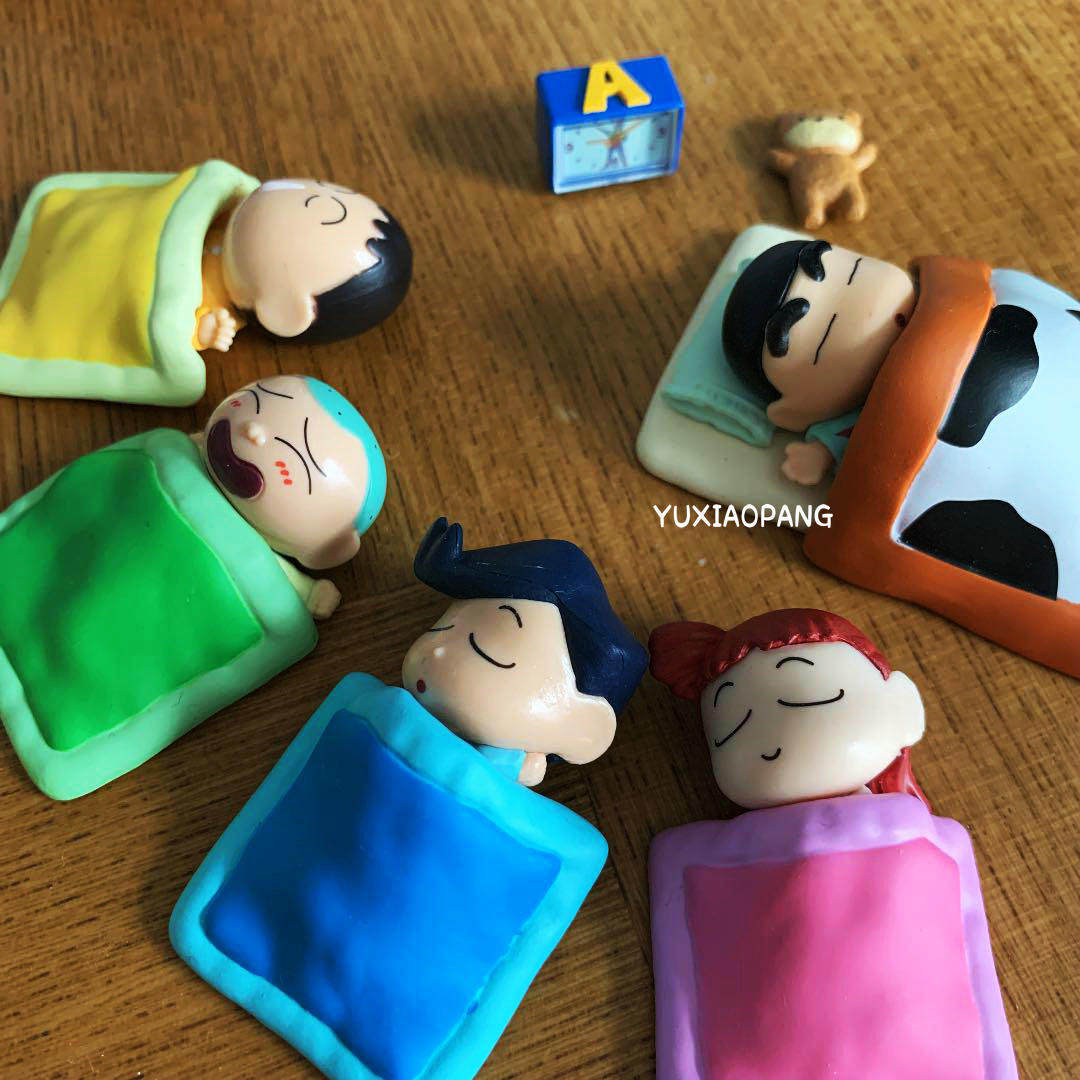蜡笔小新睡眠小队第二弹日本万代Bandai正版扭蛋春日部防卫队睡觉