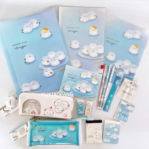 肥啾甜点系列文件夹便签本橡皮