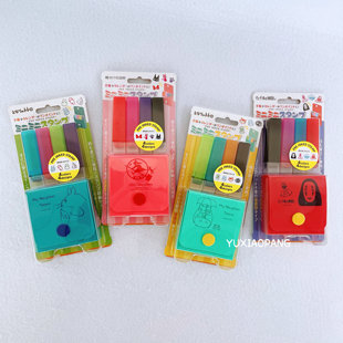 宫崎骏动画人物限定 日本制 BEVERLY渗透印图章印章4个入带收纳袋