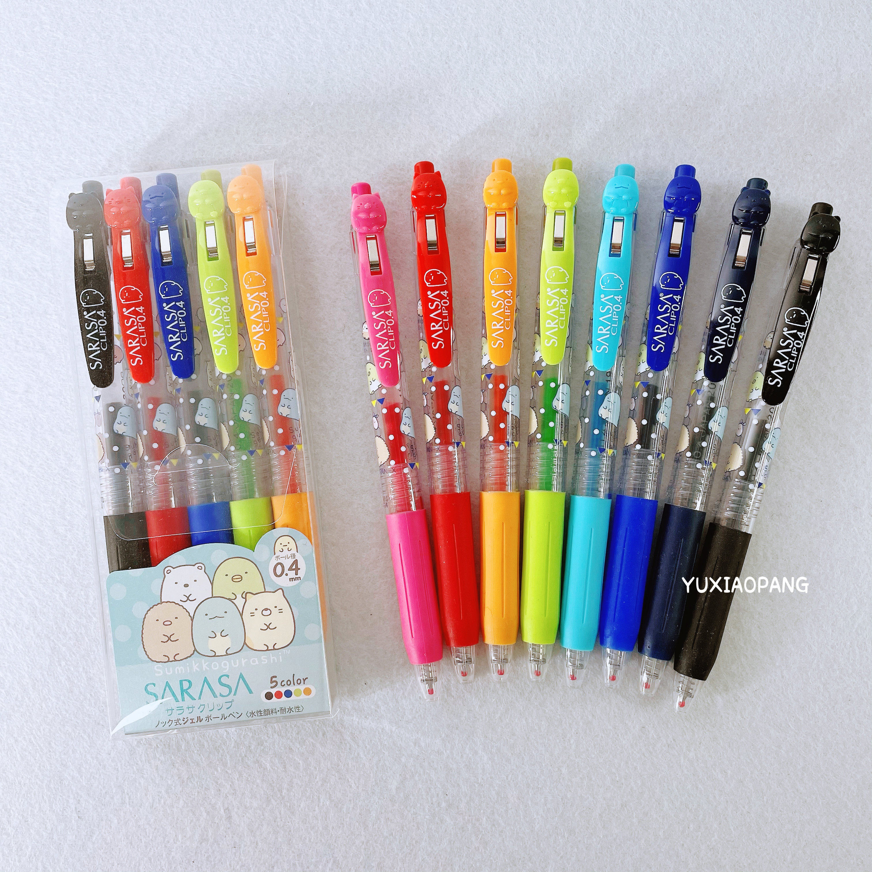 角落生物限定 日本制 zebra斑马sarasa jj15 彩色芯按动中性笔