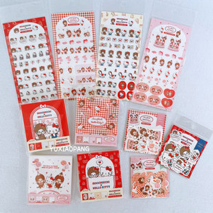 蒙奇奇Kitty50周年限定 日本 古川纸工限量款方形便签纸贴纸
