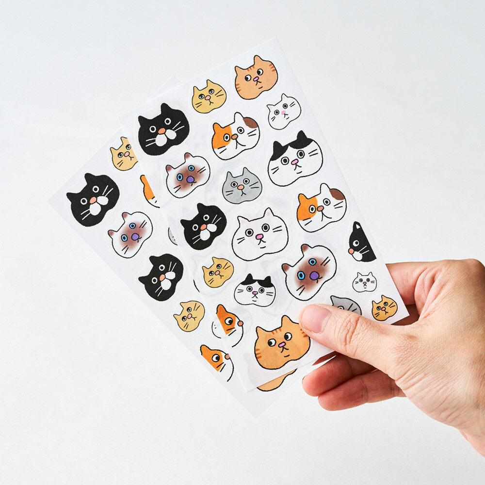 猫咪柴犬限定 日本制 限量款可爱动物装饰贴纸