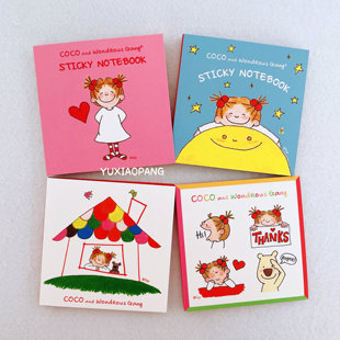 coco酱金发女孩限定 日本 greeting life限量本式便利贴N次贴80枚