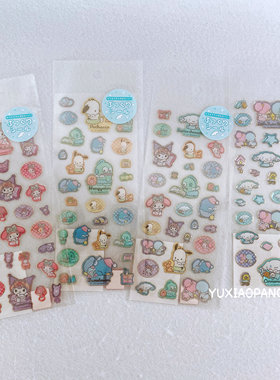 三丽鸥人物天使宝宝系列限定 日本 cubix限量款立体树脂贴纸