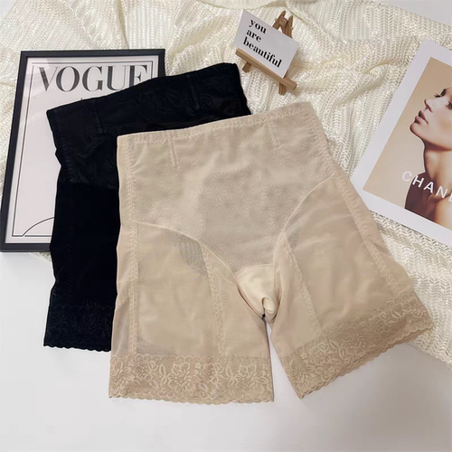 双层加压产后收小肚子中腰薄款塑形收腹裤女翘臀神器无痕提臀内裤