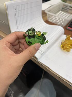 马年琉璃工艺品茶壶水晶装饰艺术品酒柜家居摆件乔迁结婚礼物