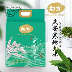 初方黑龙江庆安寒地大米2.5KG米粒晶莹如玉油润清香扑鼻有弹性