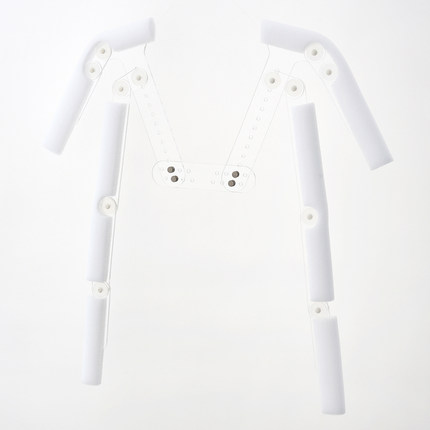 ES1/亚克力透明隐形衣架裤架服装拍摄神器白底图衣架衣服静物拍摄