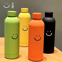 微表情保冷保温水杯军训水杯简约大容量保温杯女生高颜值便携水杯