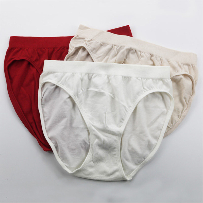 女内裤原单尾货透气柔软高开叉亲肤无缝红色简约中腰包臀三角,女士内衣/男士内衣/家居服,女三角裤,淘宝优惠券,粉丝福利购,淘宝优惠卷