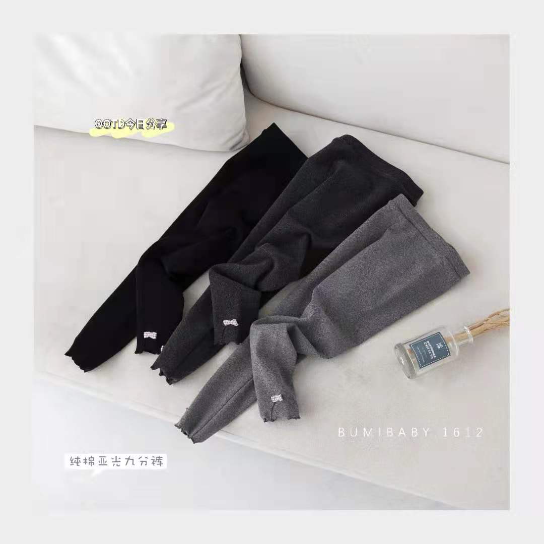 高腰纯棉女童百搭外穿打底裤