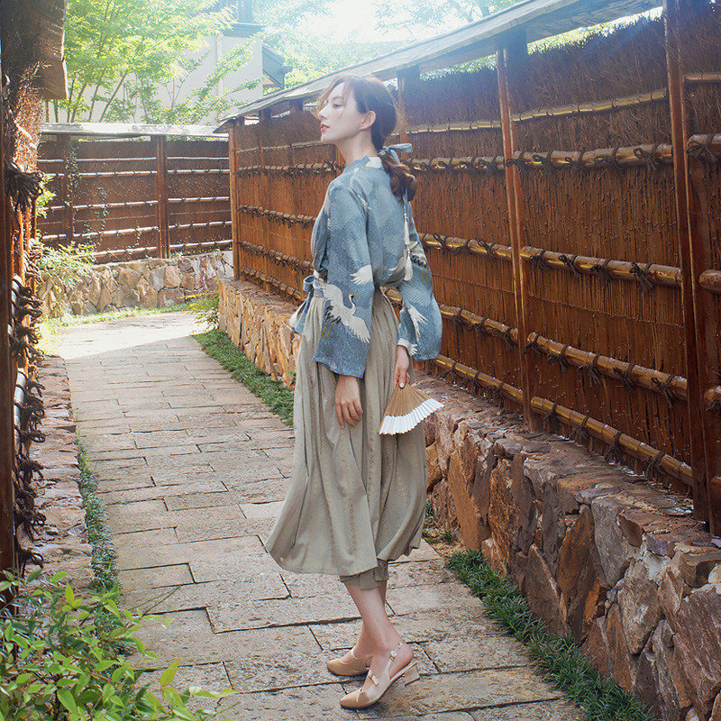 *Miss round little*Fengqing Half skirt A gentle wind Japanese Cotton and hemp skirt Jacquard weave Mid length version longuettein the Women's clothing/Boutique , Skirts  category - from Buy2taobao.com to provide professional Taobao agent buy service
