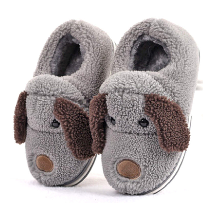 可爱萌狗狗棉拖鞋女冬时尚居家防滑情侣毛绒绒棉鞋男女生厚实保暖,居家布艺,居家棉拖/棉鞋,淘宝优惠券,粉丝福利购,淘宝优惠卷