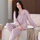 甜美可爱公主风外穿套装 睡衣女春秋海岛绒家居服秋冬季 珊瑚绒薄款