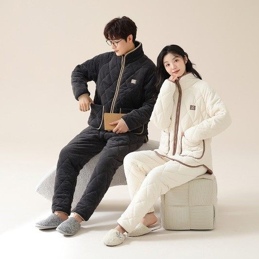 情侣睡衣秋冬爆款时尚简约珊瑚绒立领款加绒加厚保暖家居服可外穿,女士内衣/男士内衣/家居服,睡衣/家居服套装,淘宝优惠券,粉丝福利购,淘宝优惠卷