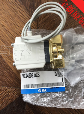 SMC电磁发2通VX242DZ1BXB直动式水用全新原装正品