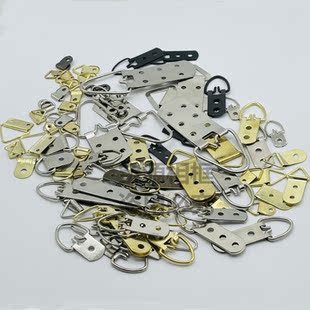 包邮相框挂钩画框挂片客厅壁画装饰画广告牌钉子吊环弓形暗挂铁片