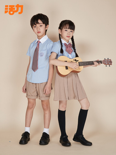 活力风深圳明德实验男生衬衣校服