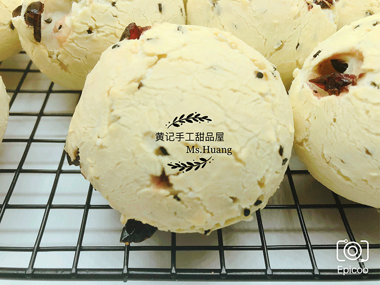 【全店128顺丰包邮】麻糬面包蔓越莓无糖早餐手工点心韩式麻糬球