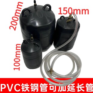 给水排水闭水气囊管塞橡胶膨胀气囊充气式堵水气囊下水管封堵皮球