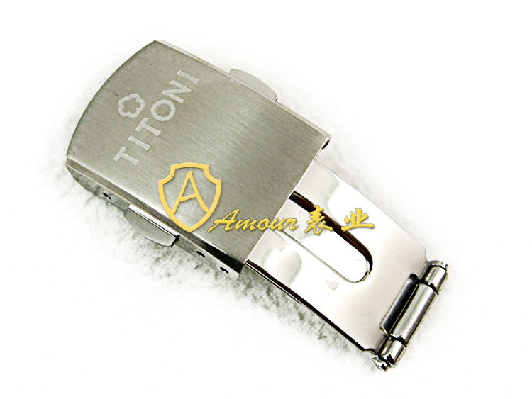 手表配件 宇宙777男表代用钢扣 不锈钢 折叠表扣 钢表带扣