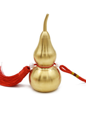 纯铜开口八卦招财镇宅摆件