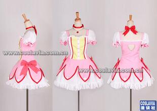 皇冠漫谈社 COS服装定做魔法少女小圆神鹿目圆香变身战斗服