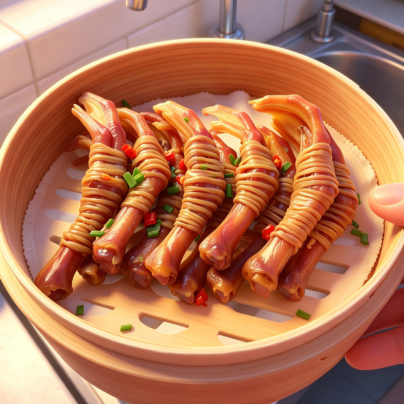 家乡味 安徽特产鸭脚包 宣城水阳三宝腊味鸭爪鸭掌肠包心风干鸭翅