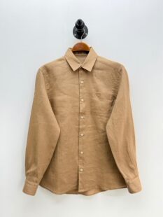 衬衫 翻领长袖 2026春夏新款 款 亚麻商务休闲衬衣 经典 男士