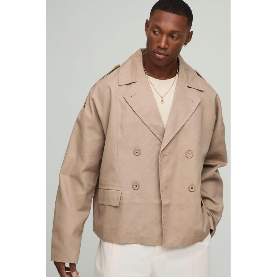 Z美女当家英国代购2025年秋季新款纯色oversize双排复古夹克外套