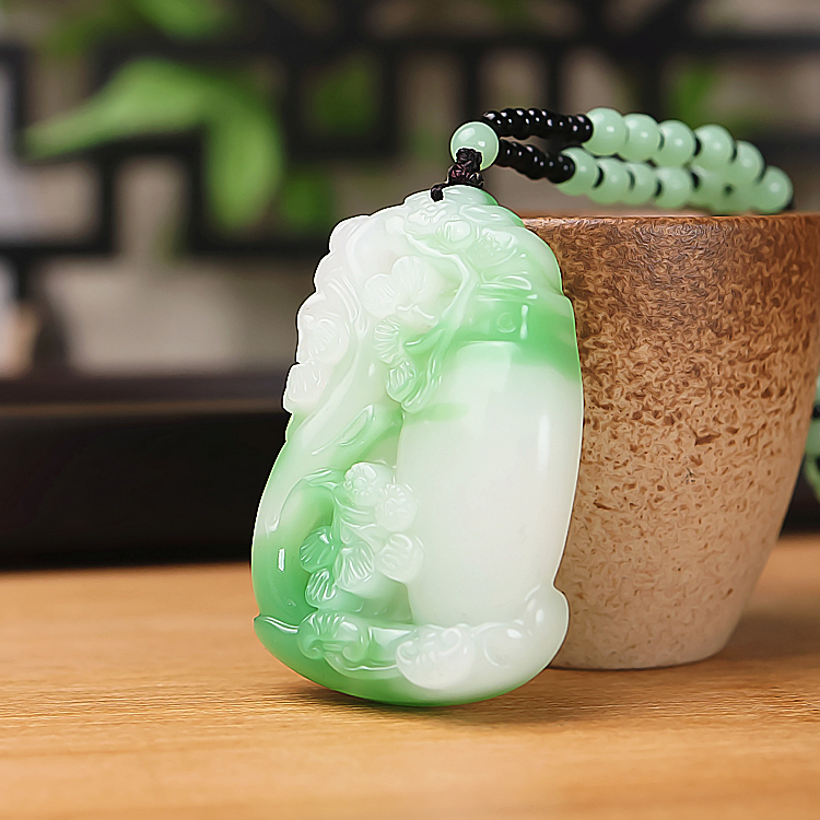 和田玉如意玉瓶吊坠挂件