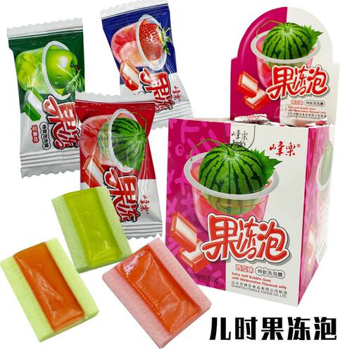 峰乐西瓜味混合夹心泡泡糖