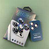 14PRO 苹果17康宁镜头膜iPhone17promax 摄像头贴16pro原机金属不锈钢镜头15PRO 13PROMAX镜头保护贴彩圈环16