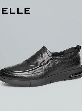 百丽男鞋一脚蹬商务鞋25春新商场同款套脚休闲爸爸皮鞋8QE02AM5