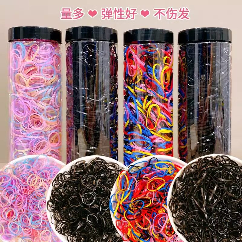 扎头发橡皮筋女童发圈头饰婴儿宝宝一次性加厚小头绳儿童发绳发饰