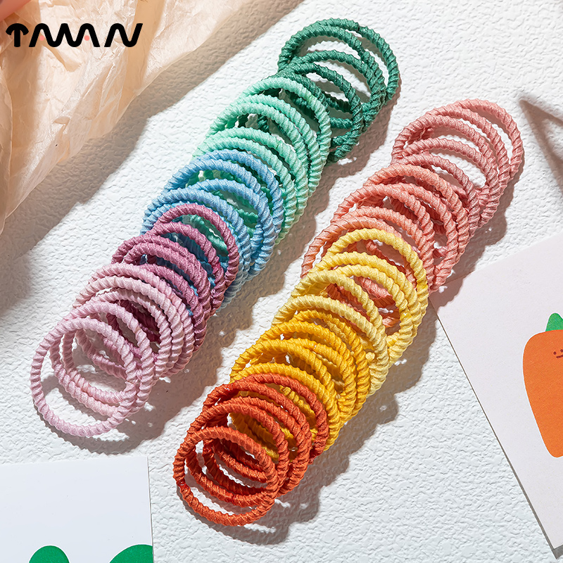 儿童皮筋宝宝发圈不伤发高弹力婴幼儿小号拇指圈扎头发橡皮筋头绳